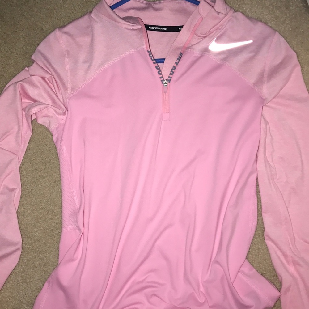 Pink nike pullover Really soft (reflective)